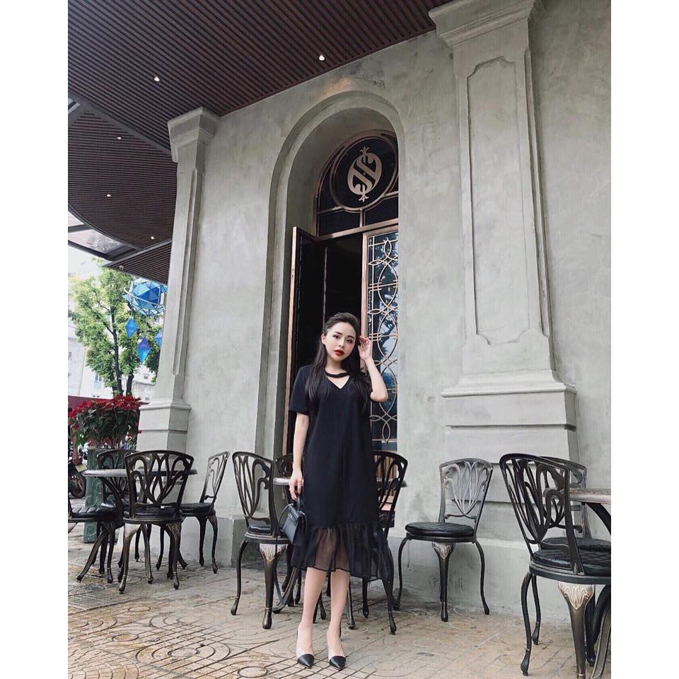 [GIÁ SỈ] Váy choker phối chân voan (Sỉ từ 5sp bất kỳ)