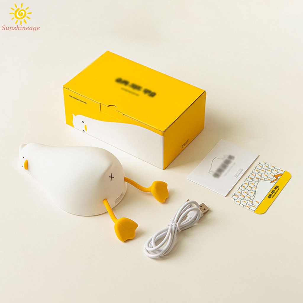 Duck Lamp 210 X 103 X62mm 5V/ 0.3A ABS + Silicone Comfortable Timer Function