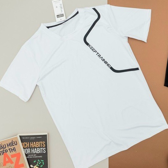 Bộ Thể Thao nam tập gym KEEP TRAINING chất thun lạnh co dãn 4 Chiều Cao Cấp | BigBuy360 - bigbuy360.vn