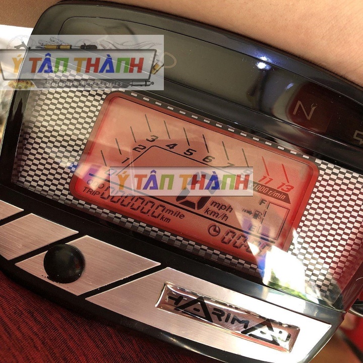 đồng hồ điện tử xe dream 7 màu MS1592