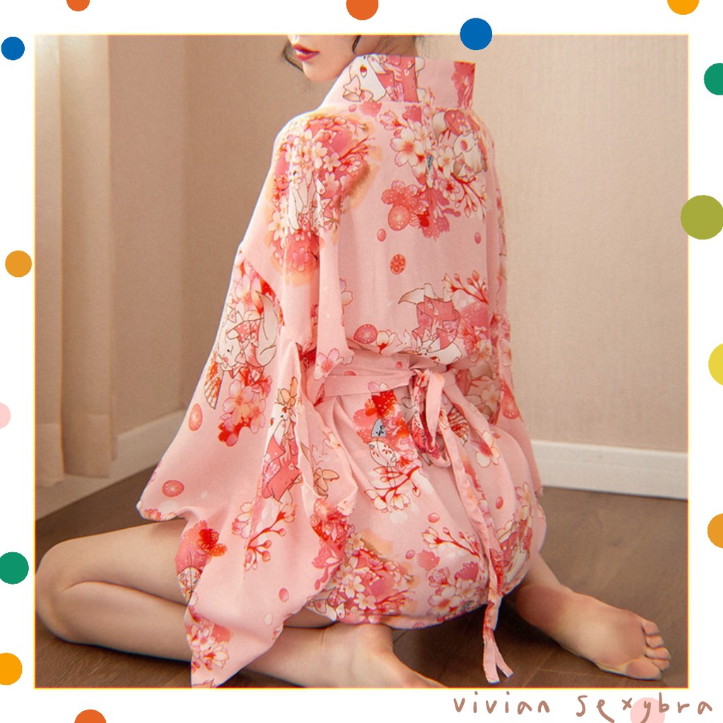 🌺sexy cosplay🌺Set đồ ngủ kimono cao cấp Nhật Bản gợi cảm nàng Geisha+quần lót--Không Socks Freesize 40-70kg---003 | BigBuy360 - bigbuy360.vn