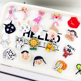 Harajuku Huy Hiệu Cài Áo acrylic Thời Trang Phụ Kiện 1 Cái