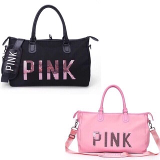 Túi pink đen 140