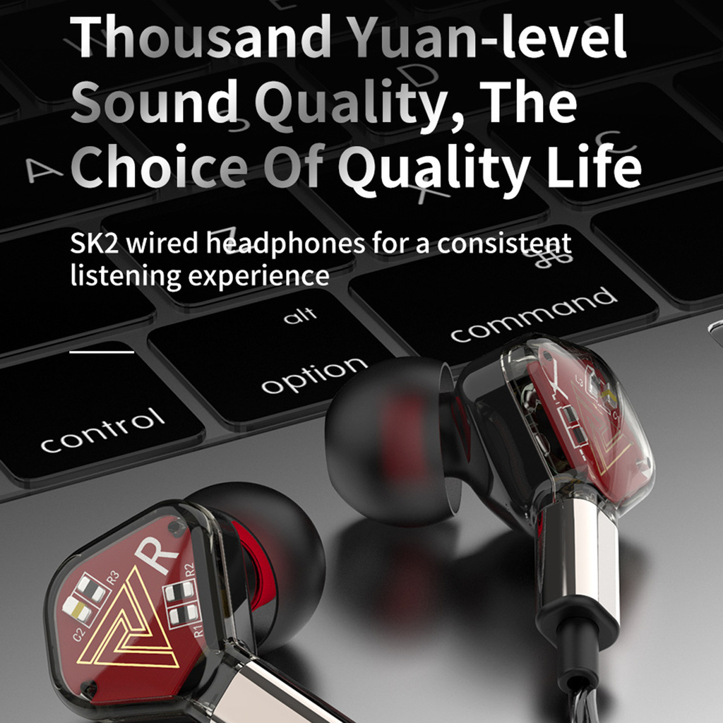 Tai Nghe Nhét Tai Chống Ồn Ms Qkz Sk2 Jack 3.5mm Âm Thanh Stereo Sống Động | BigBuy360 - bigbuy360.vn