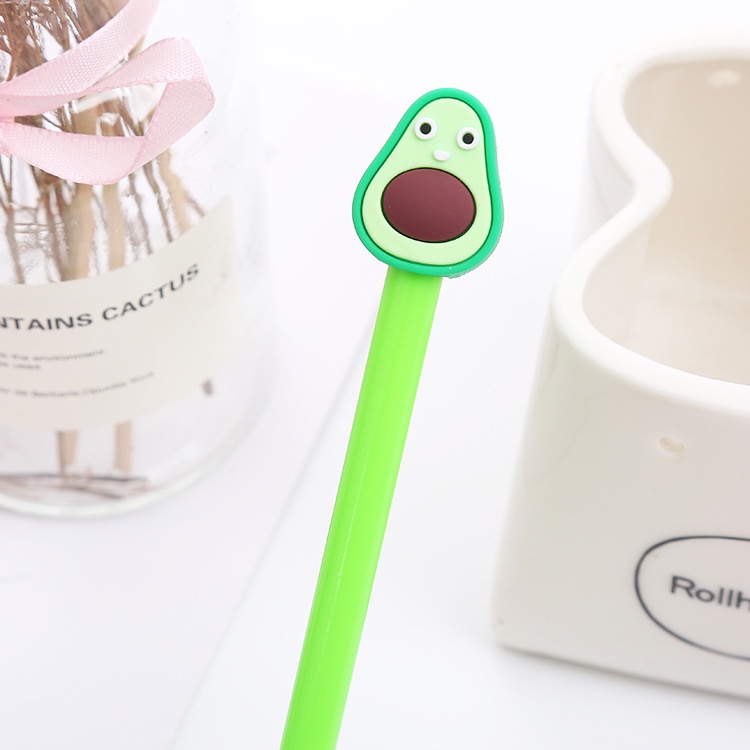 Bút Bi Họa Tiết Trái Bơ Hoạt Hình Dễ Thương Bắt Mắt Sành Điệu