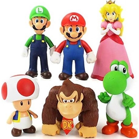 Mô hình nhân vật trong game Mario - 12 cm