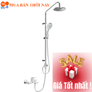 Vòi sen tắm cây nóng lạnh inax bfv-1115s-3c, vòi hoa sen đứng 2 đường nước, cam kết chính hãng