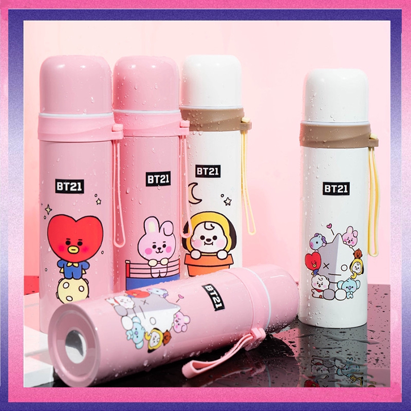 Bình Nước Giữ Nhiệt In Hình Bt21