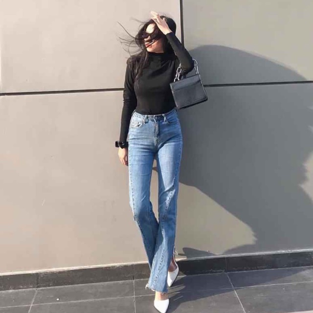 Quần Loe Chill Jean Thương Hiệu Rocky Denim