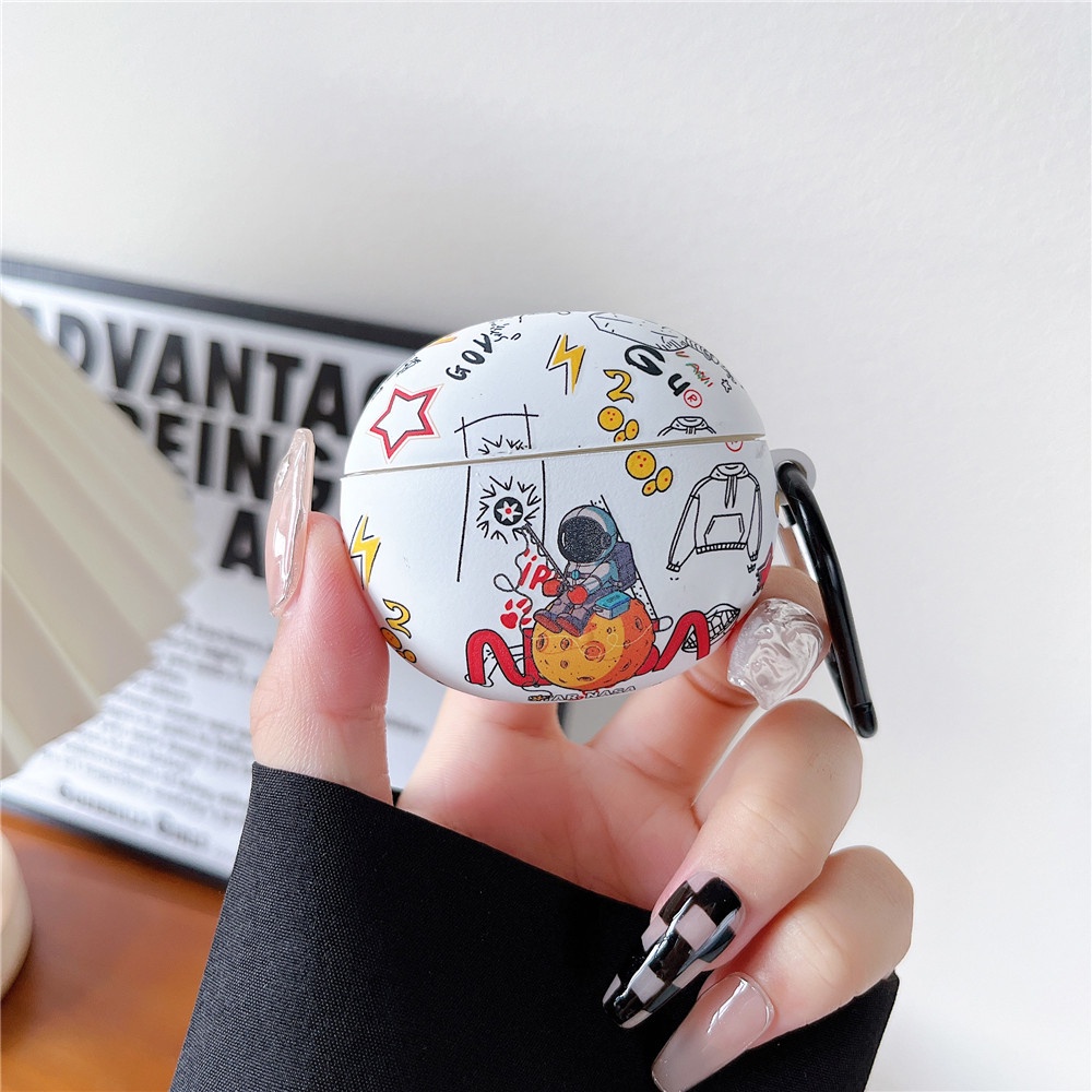 Vỏ Bọc Hộp Sạc Tai Nghe Mềm Hình Pikachu &amp; Spaceman Cho Edifier Q2