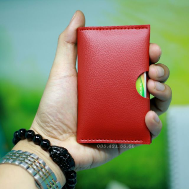 Ví Mini 𝑭𝑹𝑬𝑬𝑺𝑯𝑰𝑷 Ví Đựng Thẻ -  Da PU Cao Cấp, Nhỏ Gọn, Thời Trang, Nhiều Ngăn - VMN-03 - Ví Da