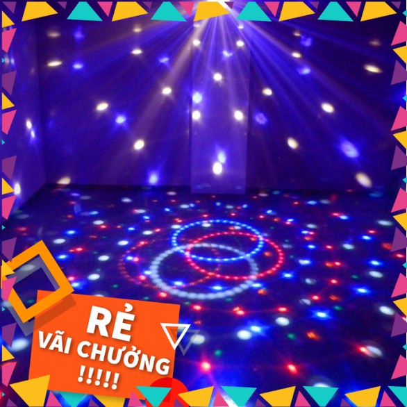 Đèn Led Xoay Vũ Trường Laser 7 Màu, Đèn Sân Khấu, Vũ Trường, Bar, Dành Cho Dân Bay - phamthao_shop9x