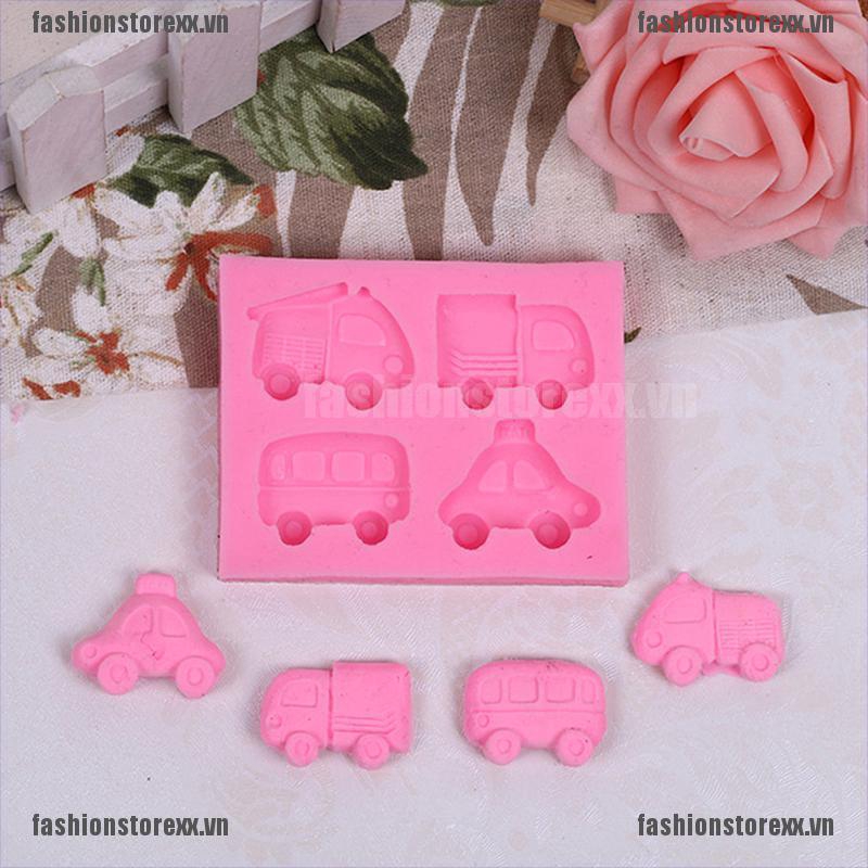 Khuôn Silicone Làm Bánh Hình Xe Hơi Độc Đáo
