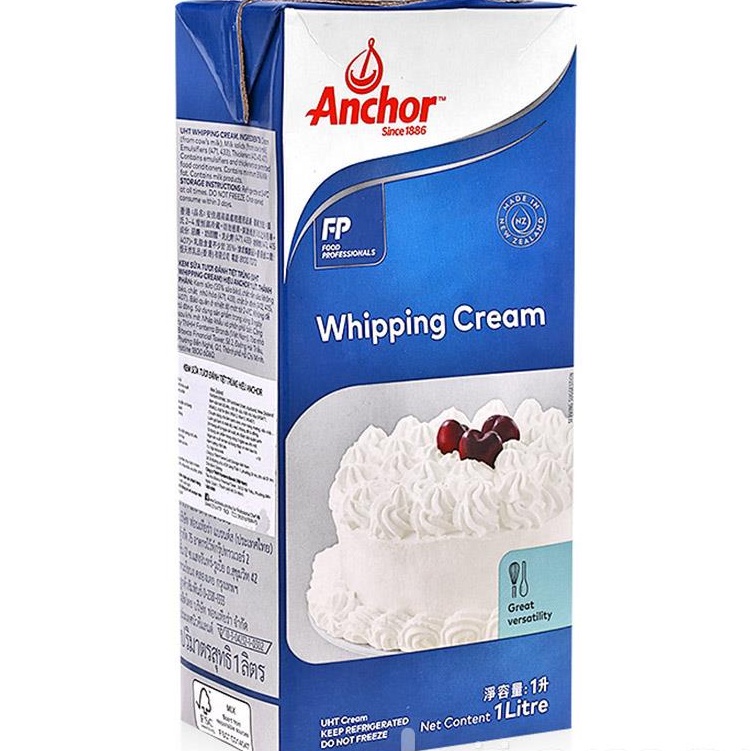 Kem sữa tươi Anchor 1 Lít / 250 ml