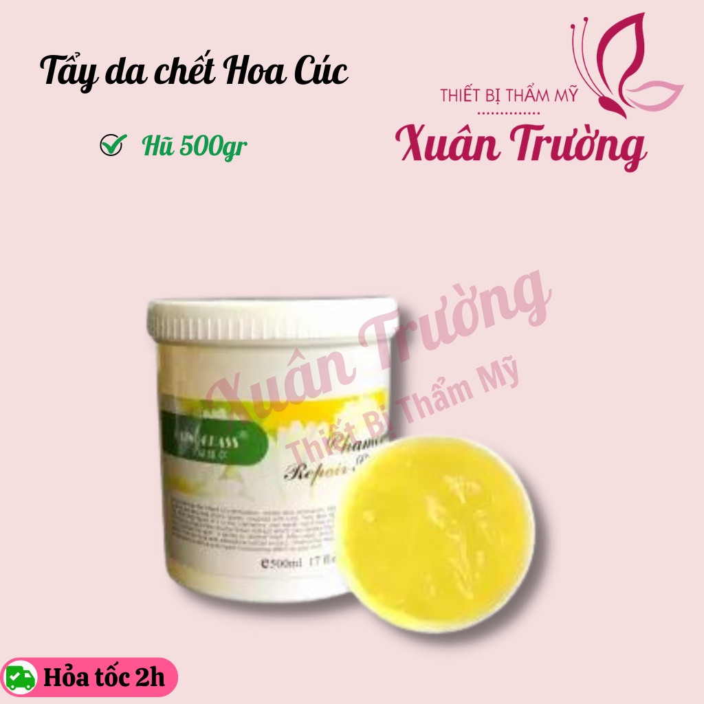 Kem tẩy da chết mặt Hoa Cúc hũ 500gr cho spa