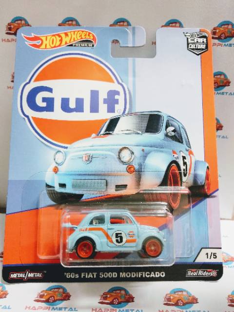 Hot Wheels Mô Hình Đồ Chơi Xe Hơi Gulf Fiat 500d Modificado