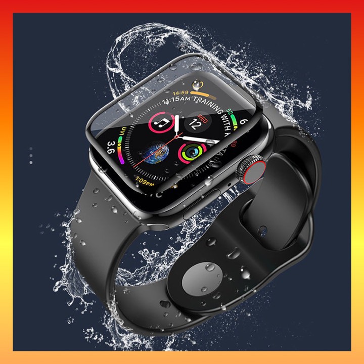 Cường lực apple watch,kính cường lực Apple watch,kính dẻo full màn hình,chống va đập rất tốt,bảo vệ tối đa đồng hồ.