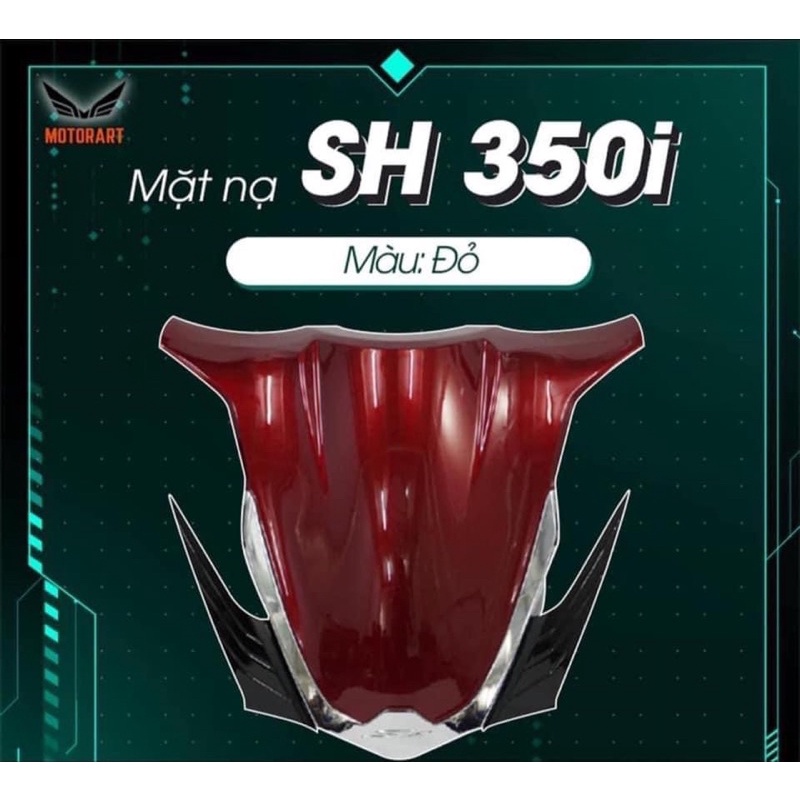 Bộ 3 Món SH 350i Cho SH 2020, SH 2021, SH 2022 Chính Hãng MOTORART Gồm Mão 350i, Mặt Nạ 350i, Dè 350i