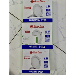 Đèn LED âm trần panel siêu mỏng Rạng Đông 7W, 9W, 12W - Samsung chipLED, 2 năm Bảo hành PT04