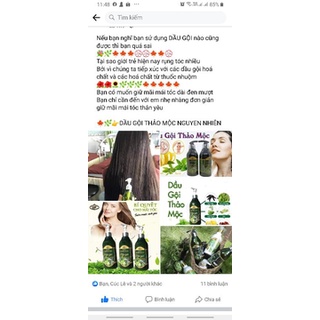 Dầu gội thảo mộc nguyễn nhiên