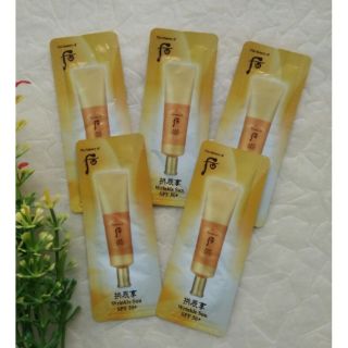 Combo 120 gói kem chống nắng hoàng cung whoo jin hea yoon wrinkle sun cream spf 50+