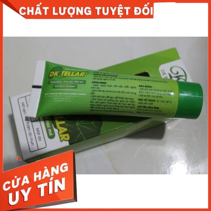 Kem DK TELLAR RAU MÁ,25G ngăn ngừa rôm sảy, mẩn ngứa, hăm da; làm mát da khi bị côn trùng cắn; dưỡng da giúp da mềm mịn