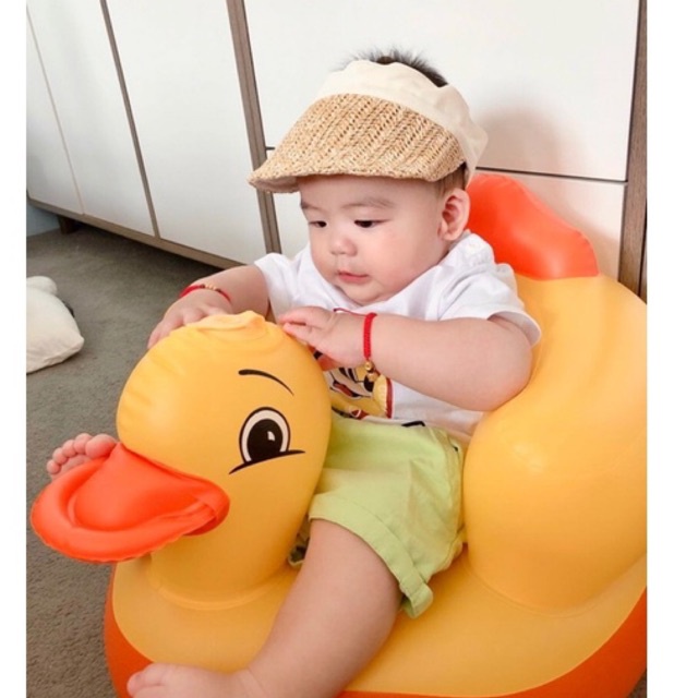 Ghế hơi vịt tập ngồi cho bé 4m+