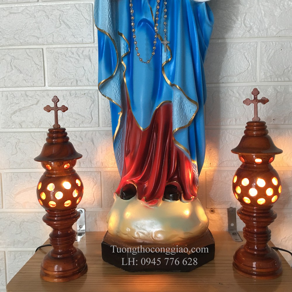 Tượng Đức Mẹ Mân Côi 70cm