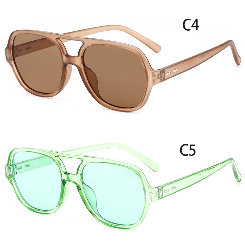 Kính Mát Gọng Vuông Nhiều Màu Sắc Chống Tia Uv400 Phong Cách Cổ Điển Thời Trang Cho Nam Nữ | BigBuy360 - bigbuy360.vn