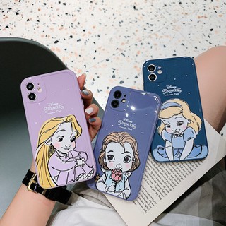 Ốp điện thoại TPU chống sốc in hình công chúa dễ thương cho Iphone 7 8Plus SE 4.7inch 5.5inch