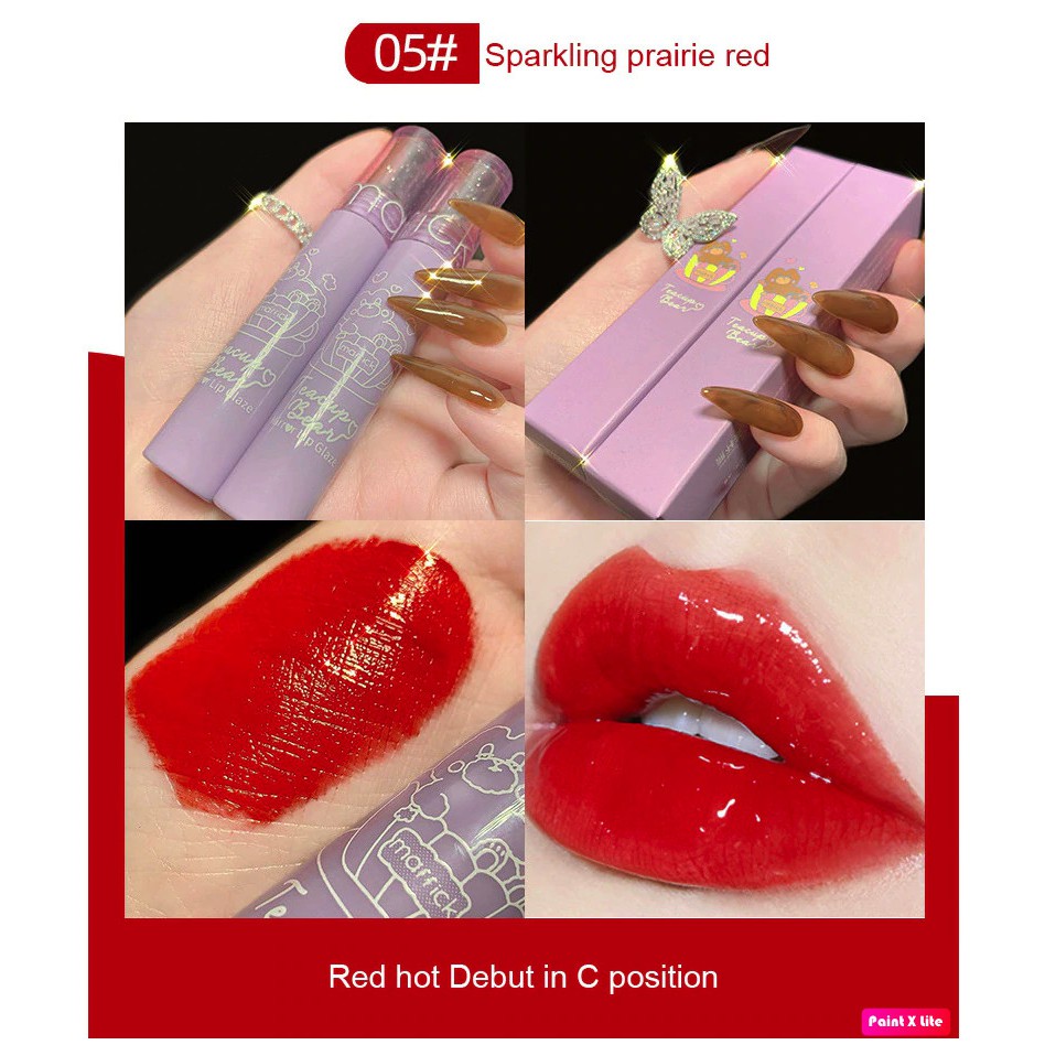 ❤️son nội địa trung❤️ Son Kem MAFFICK tách trà gấu  trang điểm môi dưỡng ẩm để chống khô môi. | BigBuy360 - bigbuy360.vn