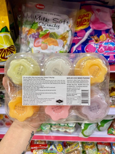 THẠCH RAU CÂU NANACO THÁI LAN