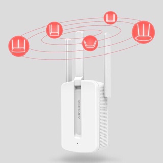 Bộ kích sóng wifi 3 râu mercury