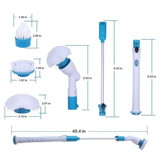 Bàn chải điện vệ sinh nhà cửa xoay 360 độ