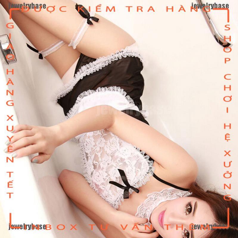 Set đồ ngủ hóa trang hầu gái phối ren gợi cảm  - hot tiktok | BigBuy360 - bigbuy360.vn