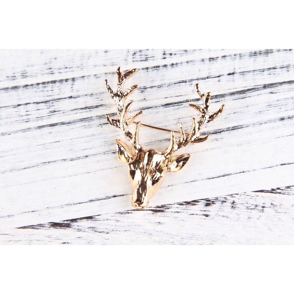 Cài áo thời trang nam đầu hươu GC170