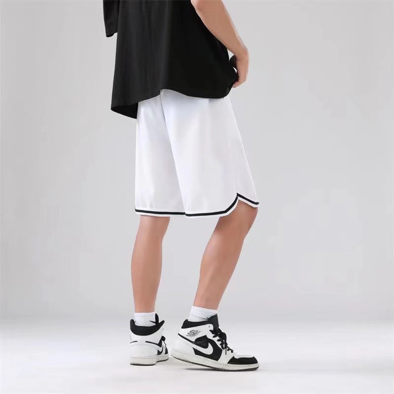 Quần Short Thể Thao Ống Rộng In Họa Tiết Phong Cách Hàn Quốc Dành Cho Nam