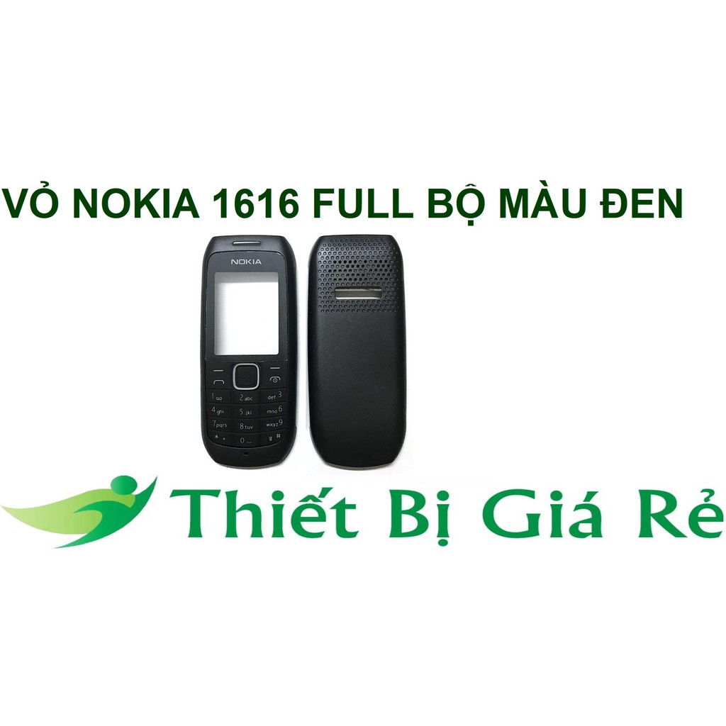VỎ NOKIA 1616 FULL BỘ MÀU ĐEN