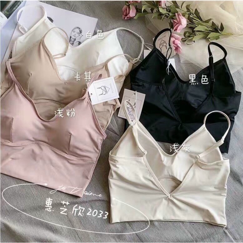 Áo bra chất su lạnh lưng chữ V ms 2033