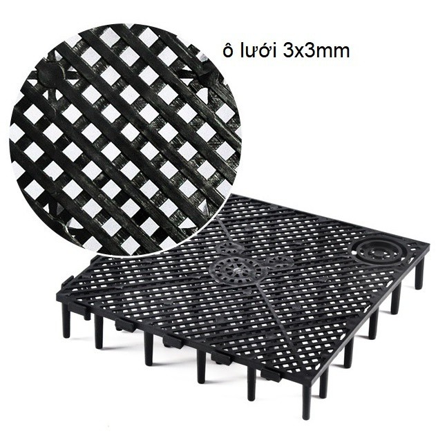 Tấm Nâng Đáy - Vỉ Nhựa Lọc Đáy (vuông 14.5x14.5cm)