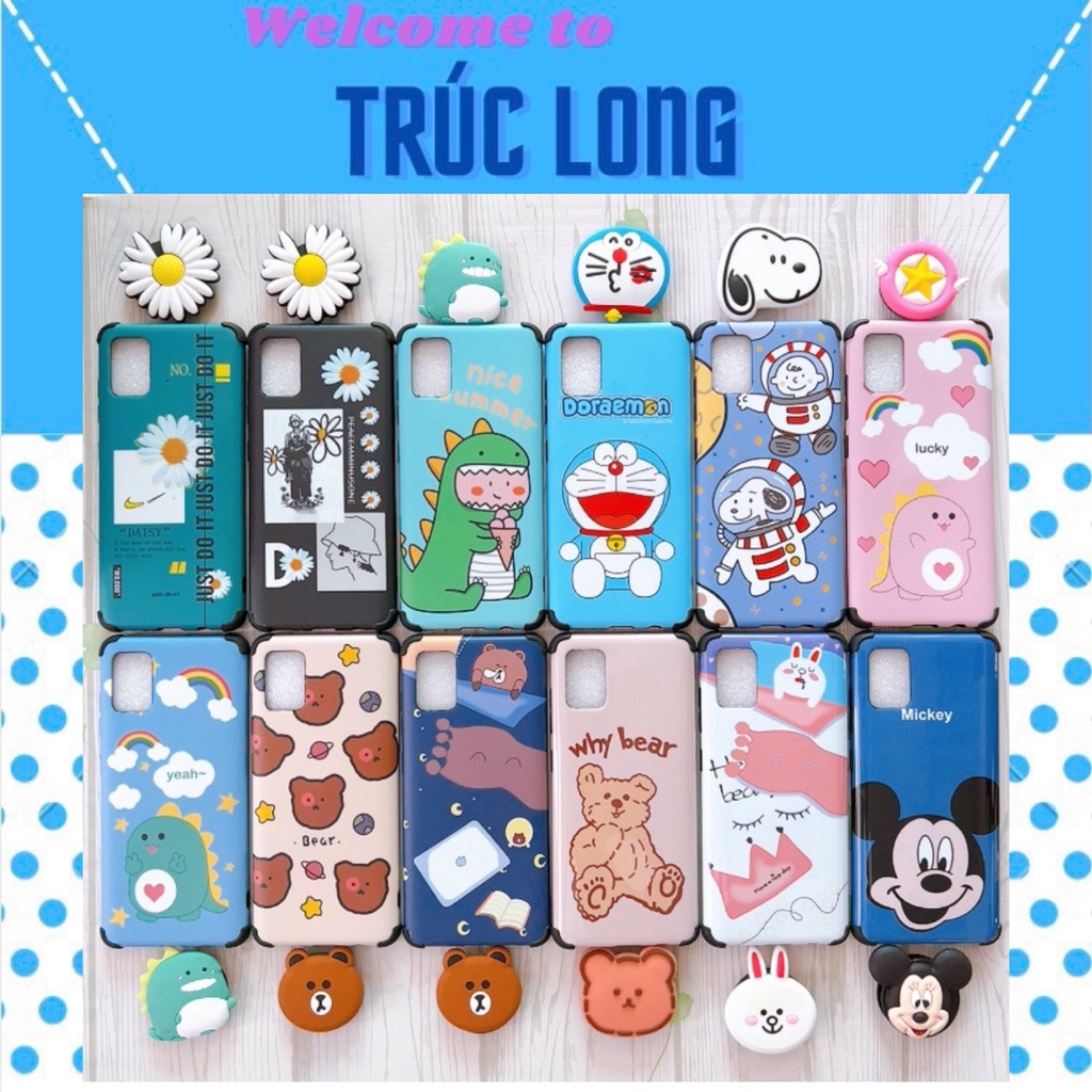 Ốp lưng idm Hàn Quốc kèm pop Samsung A51