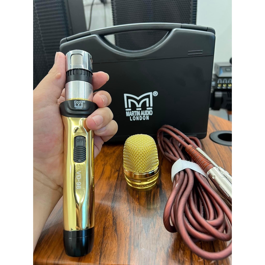 Mic Có Dây Cao Cấp Martin Audio London, Hát Karaoke
