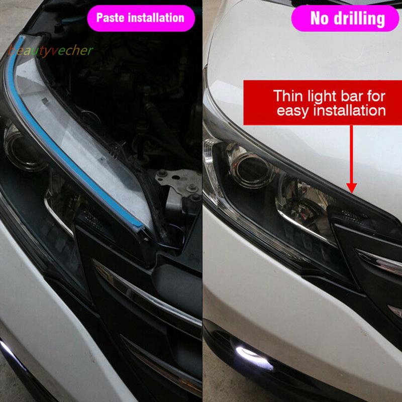 Bộ 2 đèn led xi nhan thay thế 60cm DC 12V không thấm nước dành cho xe hơi | BigBuy360 - bigbuy360.vn