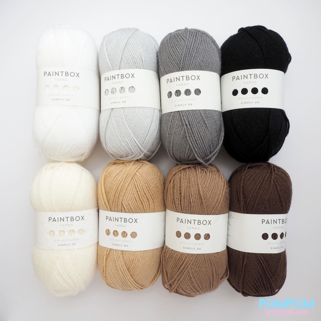 Len sợi Acrylic Paintbox Yarns Simply DK (Tông màu đất)