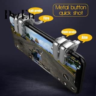 3 in 1 Mobile Gaming Gamepad Joystick +Controller Trigger + Fire Button for PUBG
