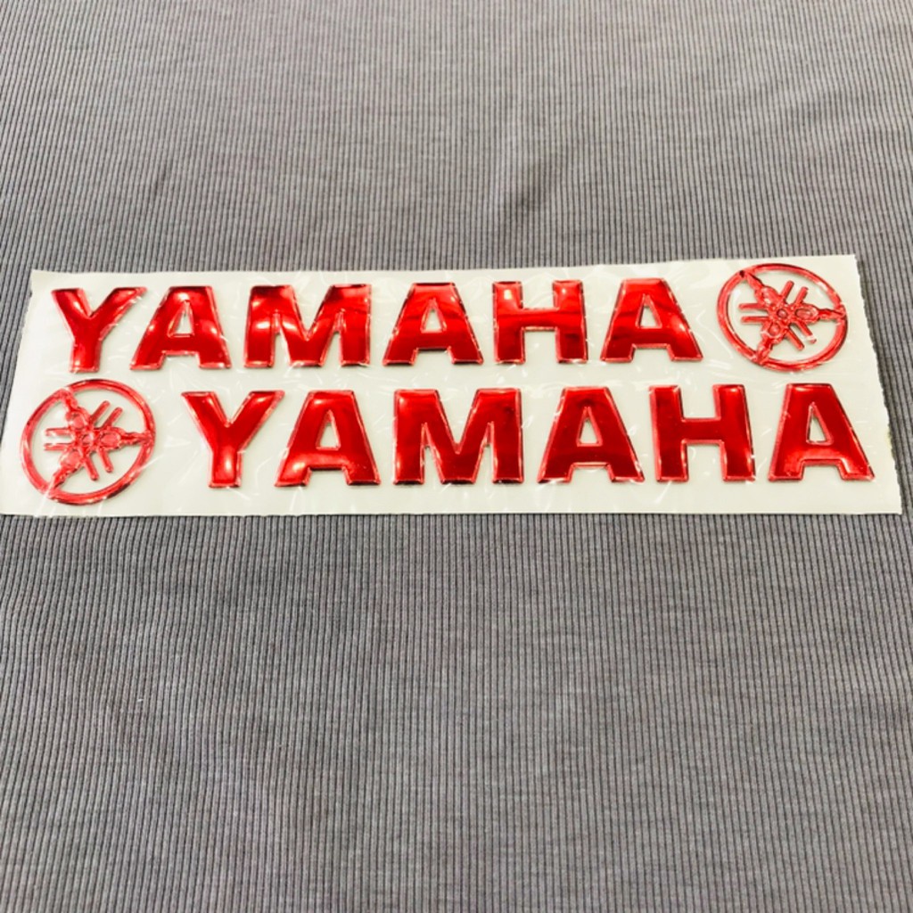 Cặp tem chữ nổi Yamaha sắc nét 3 màu lựa chọn