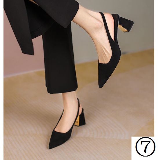 Giày Cao Gót Mũi Nhọn Đế Dày Thời Trang Mùa Hè 2022 Cho Nữ
