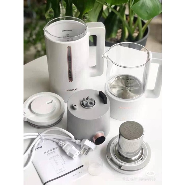 MÁY LÀM SỮA HẠT MINI DAEWOO SM02 KÈM BÌNH ẤM SIÊU TỐC