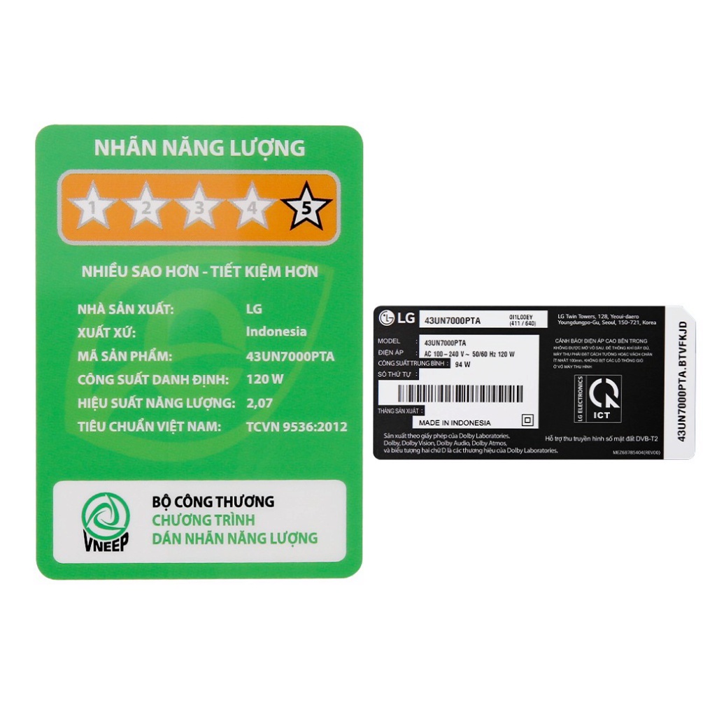 Smart Tivi LG 4K 43 inch 43UN7000PTA Full (Nguyên seal ) | BigBuy360 - bigbuy360.vn