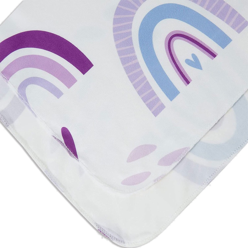 Set 2 Món Gồm Chăn Quấn Và Băng Cài Đầu Mềm Mại Làm Phụ Kiện Chụp Ảnh Cho Bé Sơ Sinh